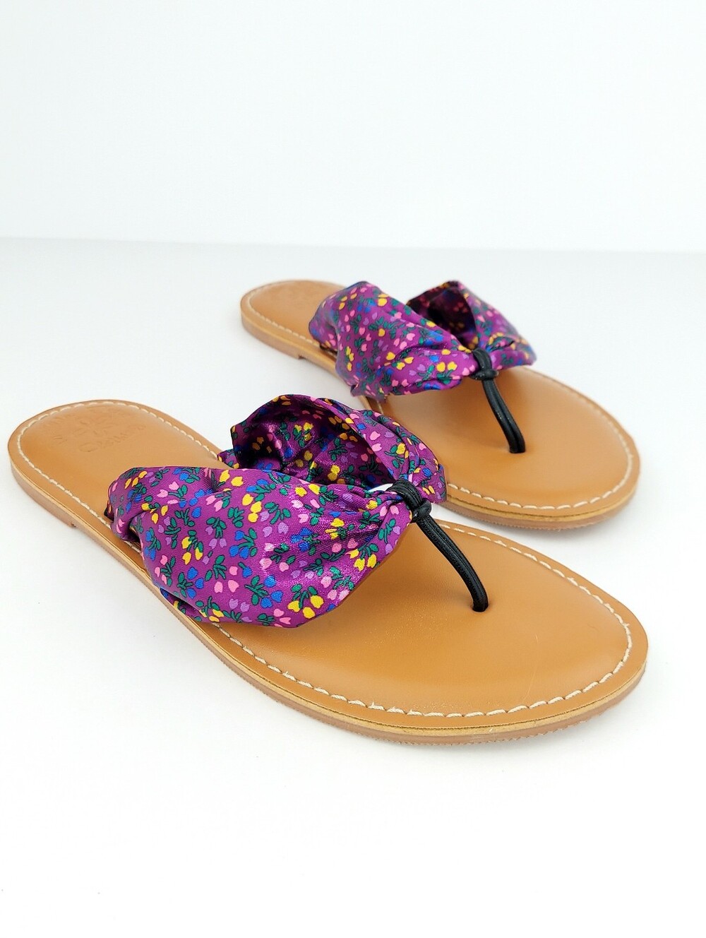 Matilda Jane Purple Floral Slide Sandals 8